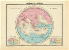 World Map By Conrad Malte-Brun