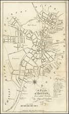 Massachusetts and Boston Map By Osgood Carleton