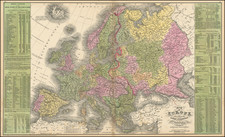 Map of Europe Compiled From The Latest Authorities By J.H. Young… By Cowperthwait, Desilver & Butler