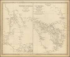 Western Australia containing the Settlements of Swan River and King George's Sound… [with ] Van Diemen Island By SDUK