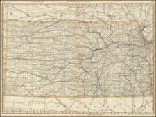 Kansas Map By Rand McNally & Company