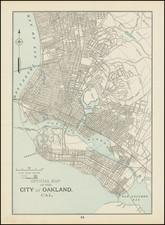 Official Map of The City of Oakland Cal