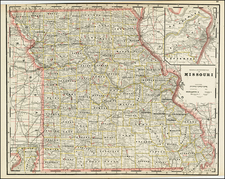 Midwest and Plains Map By George F. Cram