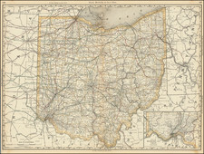 Ohio Map By Rand McNally & Company