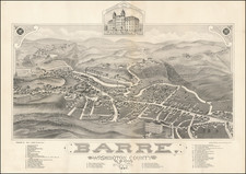 Vermont Map By Beck & Pauli / George E. Norris