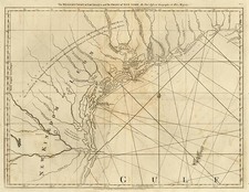 South, Texas and Southwest Map By Thomas Jefferys