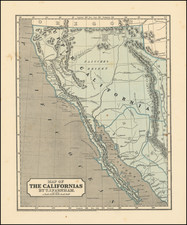 Southwest, Arizona, Utah, Nevada, Rocky Mountains, Utah and California Map By Charles Morse  &  Samuel Breese