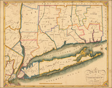 Connecticut Map By Elizabeth L. Treadwell
