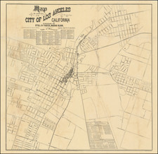 California and Los Angeles Map By J.S. Thayer  &  Simon Stoll