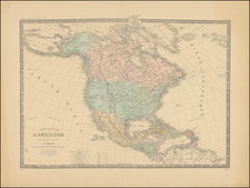 Carte Generale de L'Amerique Septentrionale.  Dressee par A. Brue, Geographe.  Revue par E. Levasseur . . .  By Adrien-Hubert Brué / E. Levasseur