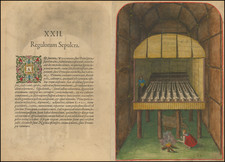 (Powhatan Burial Practices) Regulorum Sepulcra XXII [Tombs of the Rulers] By Theodor De Bry