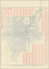 Los Angeles Map By Amos News Co. 