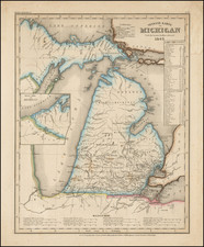 Michigan Map By Joseph Meyer