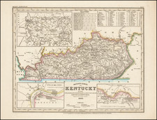 Neueste Karte von Kentucky . . .1845