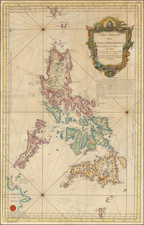 Philippines Map By Jacques Nicolas Bellin