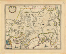 India Map By Willem Janszoon Blaeu