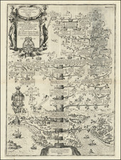 Northern Italy, Turkey and Turkey & Asia Minor Map By Antonio Albizzi