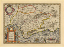 Spain Map By Jodocus Hondius