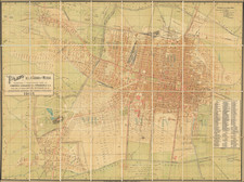 Mexico Map By Compañia Litografica Tipografica / Guillermo B. Puga