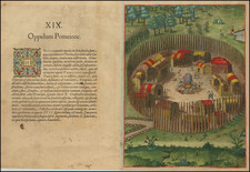 Southeast, Virginia and North Carolina Map By Theodor De Bry