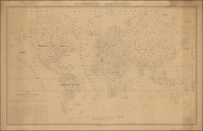 World and Curiosities Map By Aristide Michel Perrot