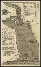 Eastern Canada Map By Baron de Lahontan