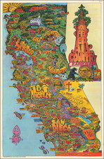 California and Pictorial Maps Map By Darrel Millsap