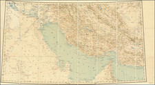 Arabian Peninsula and Persia & Iraq Map By Survey of India