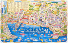 Avalon / Santa Catalina Island Visitor's Guide Map