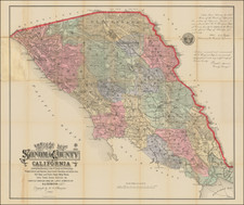 California Map By Robert Augustin Thompson