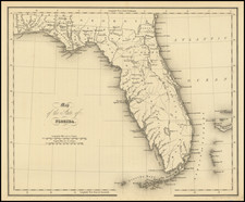 Florida Map By Hinton, Simpkin & Marshall