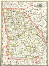 Southeast Map By George F. Cram