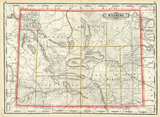 Plains and Rocky Mountains Map By George F. Cram