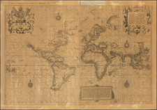 [ Wright- Molyneux Map ] [ New mapp of the world according to Mr. Edward Wright commonly called Mercator's projection ]