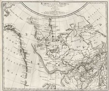 Midwest, Alaska and Canada Map By Daniel Friedrich Sotzmann