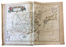 China, Japan, Korea and Atlases Map By Johannes Blaeu / Martinus Martini