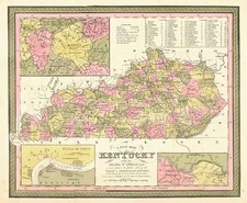 South Map By Samuel Augustus Mitchell