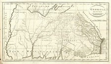 South and Southeast Map By Mathew Carey