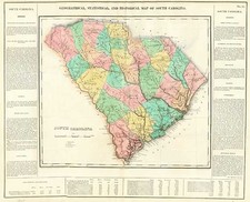 Southeast Map By Henry Charles Carey  &  Isaac Lea