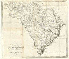 Southeast Map By Mathew Carey