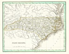 Southeast Map By Thomas Gamaliel Bradford