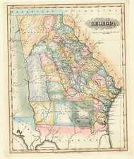 Southeast Map By Fielding Lucas Jr.