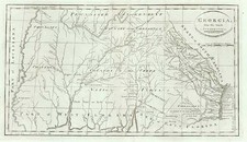 South and Southeast Map By Mathew Carey