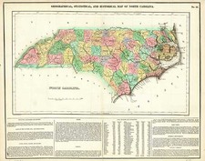 Southeast Map By Henry Charles Carey  &  Isaac Lea