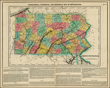 Mid-Atlantic Map By Henry Charles Carey  &  Isaac Lea