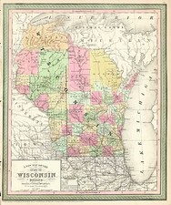 Midwest Map By Thomas, Cowperthwait & Co.