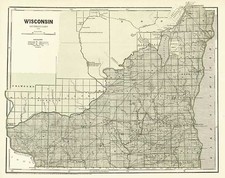 Midwest Map By Sidney Morse  &  Samuel Breese