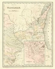 Midwest and Plains Map By Thomas Gamaliel Bradford