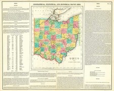 Midwest Map By Henry Charles Carey  &  Isaac Lea