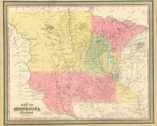 Midwest and Plains Map By Thomas, Cowperthwait & Co.